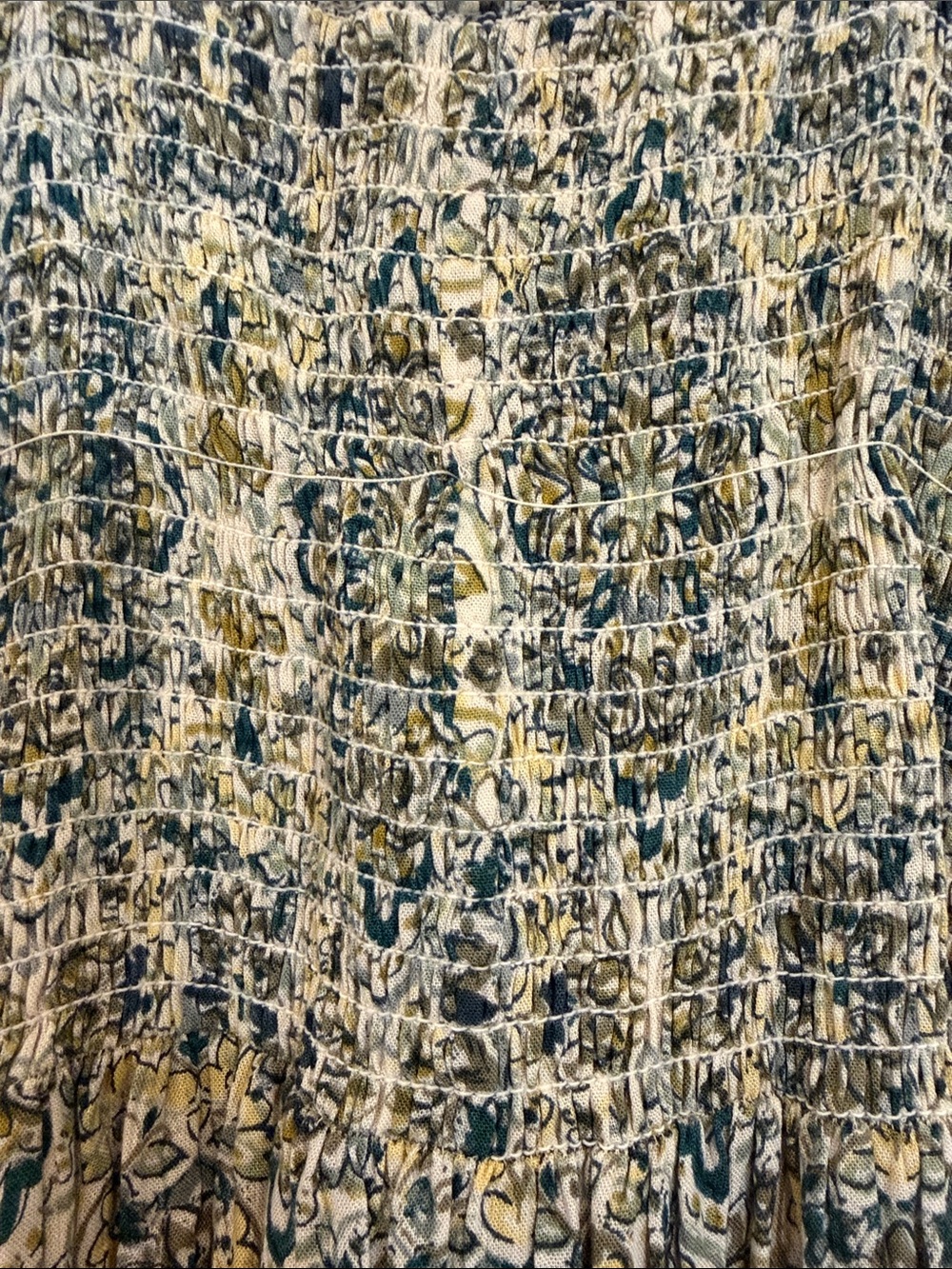Angie Maxi Dress knotted cut out damask - Picture 7 of 16